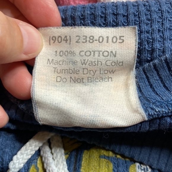 Vintage Unlimited Branson Blue Short Sleeve Cropped Shirt Small - Picture 4 of 5